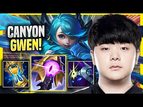 CANYON DOMINATING WITH GWEN! - DK Canyon Plays Gwen JUNGLE vs Nidalee! | Season 2022