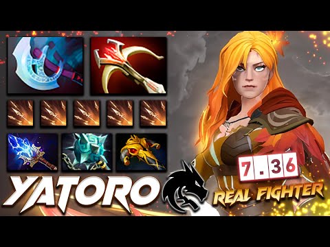 Yatoro Windranger 7.36 Legolas Archer - Dota 2 Pro Gameplay [Watch & Learn]