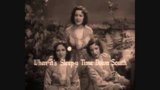 The Boswell Sisters - When it`s sleepy time down south (1932).wmv
