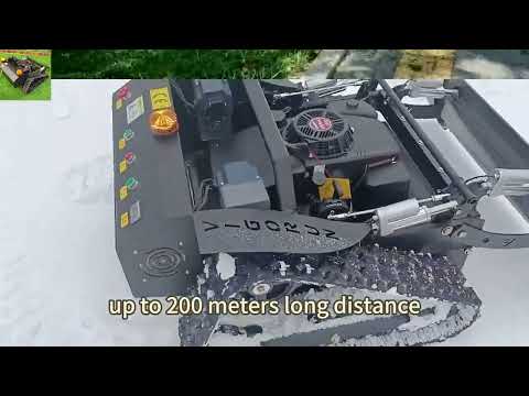 najwyższej jakości zdalnie sterowana kosiarka z gąsienicami wyprodukowana w Chinach