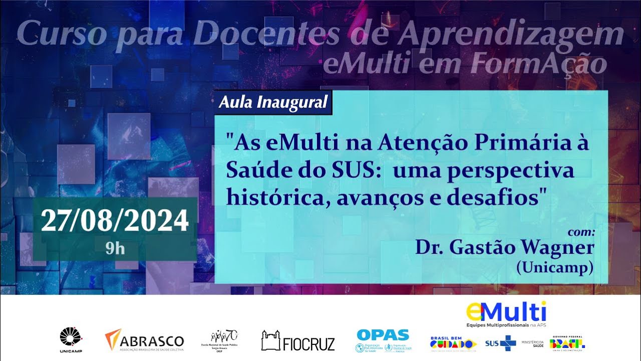 As eMulti na Atenção Primária à Saúde do SUS: uma perspectiva histórica, avanços e desafios