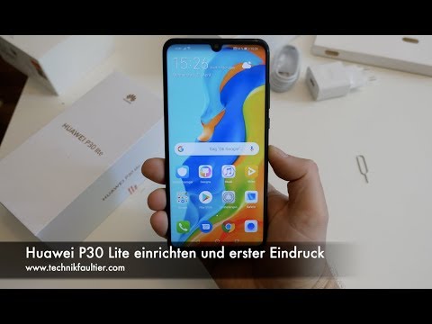 Setting up the Huawei P30 Lite and first impressions
