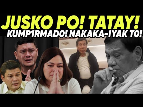 JUSKO PO! TATAY D1G0NG KUMP1RMAD0 na? LET’S PRAY for HIM! VP SARA SUMAB0G nasa GAL1T GAGANT1 KAM1! 