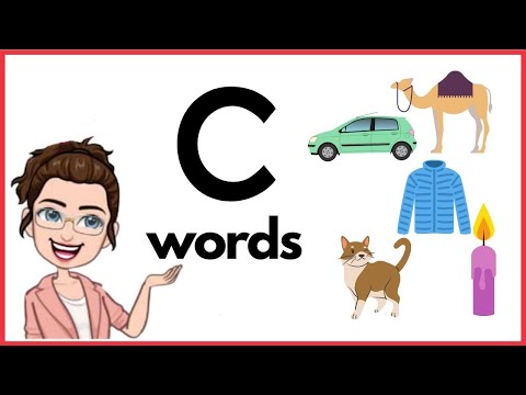 WORDS THAT START WITH Cc | 'c' Words | Phonics | Initial Sounds | LEARN LETTER Cc