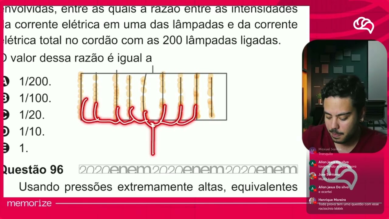 Resolução em Vídeo — Questão 95 ENEM 2020 PPL