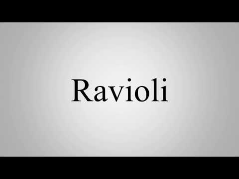 Learn How To Pronounce Ravioli