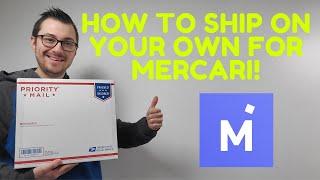 How To Ship On Your Own For Mercari! Full Walkthrough!
