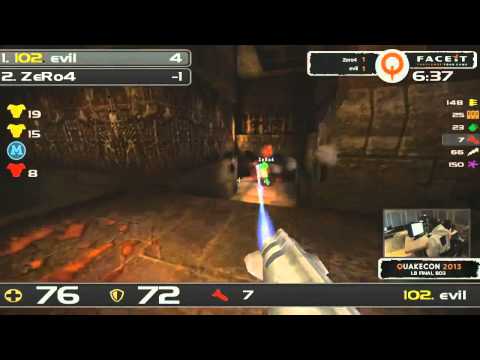 QuakeCon 2013 Duel (LB) Loser Bracket Final Evil vs Zero4 (map 3 of 3)