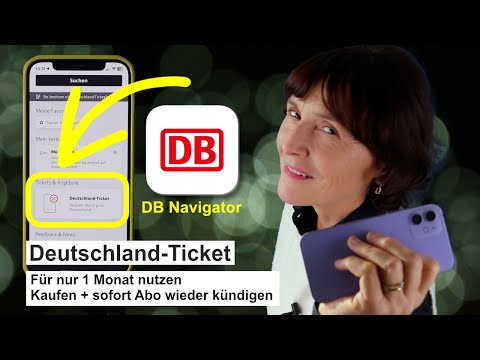 Deutschland-Ticket: Ticket kaufen und sofort wieder kündigen.  Das Ticket nur für 1 Monat nutzen.
