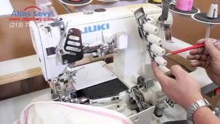 Juki Coverstitch MF-7923 - Threading process