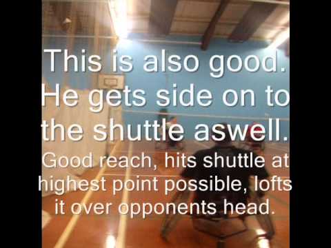 David Follett Wheelchair Badminton