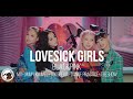 BLACKPINK - Lovesick Girls Lyrics (MV, Jimmy Kimmel, Dance Practice, Tokopedia Compilation) 1 Hour