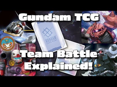 How to Play TEAM BATTLE (2v2) in Gundam Card Game!