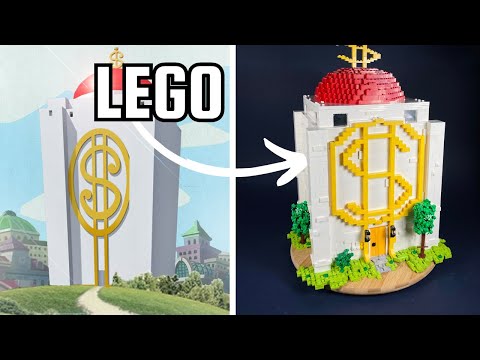 Scrooge McDuck's Money Bin in LEGO