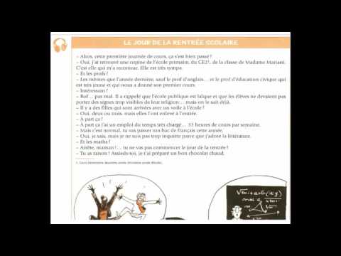 Dialogue En Français Nº:156 Le jour de la rentrée scolaire