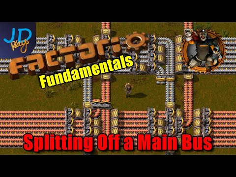 Factorio SPLITTING OFF THE BUS ⚙️ How to Split off the bus 1.0 ⚙️ Tips and Tricks done quick