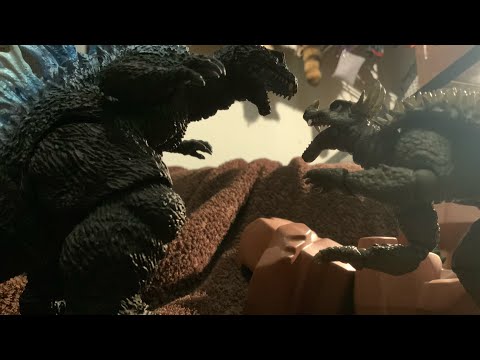Godzilla vs Anguirus Stop Motion