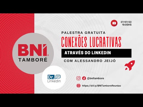 , title : 'Conexões Lucrativas no Linkedin, com Alessandro Feijó'