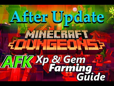 AFK Xp & Gem Farming: Minecraft Dungeons