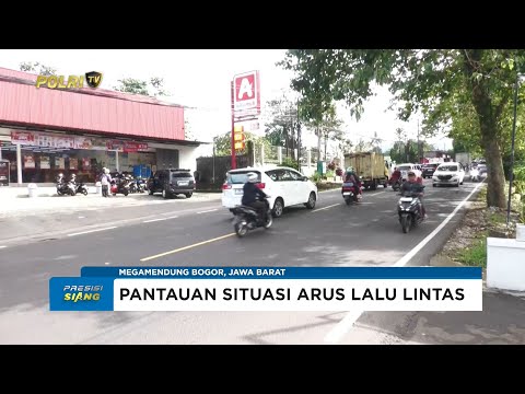 NTMC POLRI- PANTAUAN ARUS LALU LINTAS SIANG MEGAMENDUNG BOGOR, JAWA BARAT