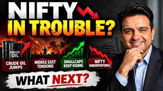 Nifty prediction for tomorrow Tuesday. Stock Market Crash. Why is Nifty going down. Options analysis
