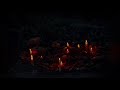 Burning Candles in the Woods 🪦🕯 — Eery Halloween Ambience 🍁