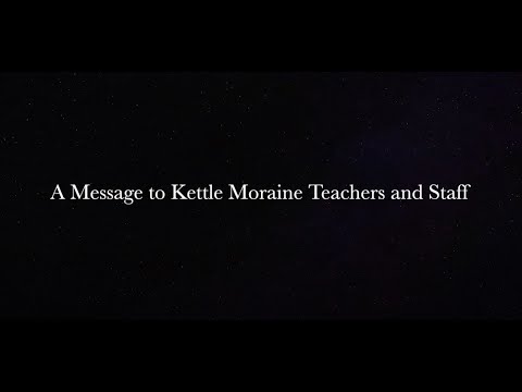 Kettle Moraine Teacher Appreciation Video - KMSD
