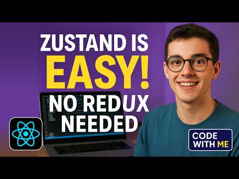 Zustand Tutorial – Easiest React State Management | Code With Me