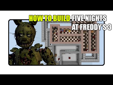 How To Build Five Nights at Freddy's 3 Map in Minecraft (Fnaf 3 Map)