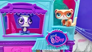 Littlest Pet Shop Launch Pets Playset With Penny Ling - LPS House From Hasbro Toys