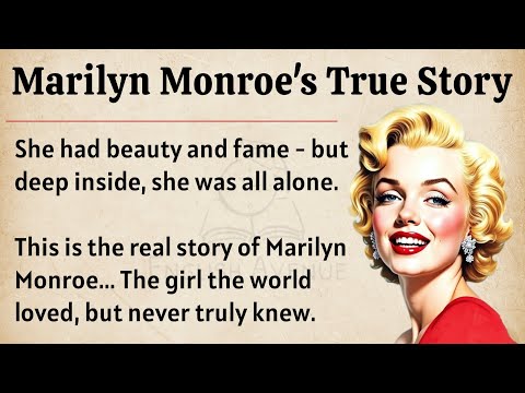 The Real Life of Marilyn Monroe || Learn English Through Story Level 3 🔥 || Improve Your English ✅️