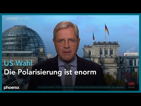 phoenix tagesgespräch mit Norbert Röttgen zur US-Wahl am 05.11.24
