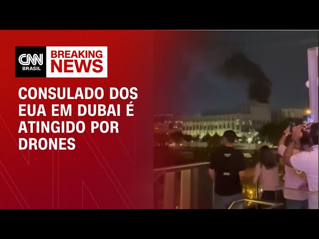 Guerra no Oriente Médio: Drones do Irã atingem consulado dos EUA em Dubai | Hora H