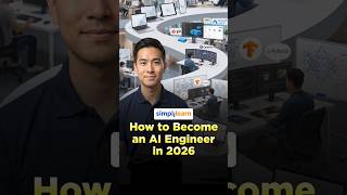 AI Engineer Roadmap 2026 | Become an AI Engineer from Scratch | #Shorts | #Simplilearn