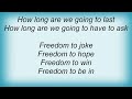 Simply Red - Freedom Lyrics