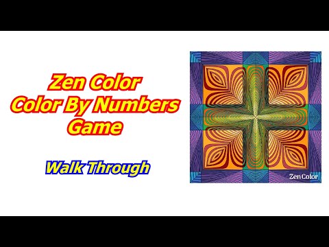 Zen Color - Color By Number Walk Through - YouTube