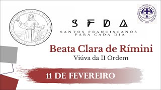 [11/02 | Beata Clara de Rímini | Franciscanos Conventuais]