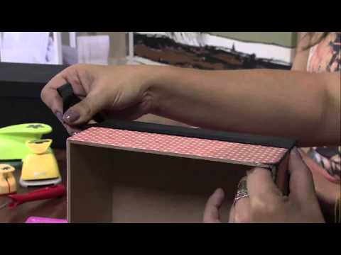 Mulher.com 01/03/2013 Marisa Magalhães - Caixa em scrap decor  parte 2