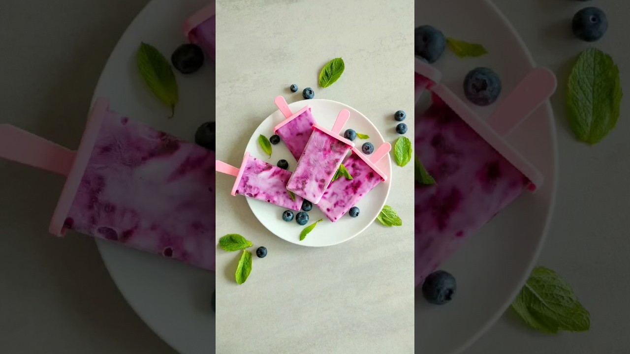 YouTube-Video: Heidelbeer-Vanille-Eis am Stiel