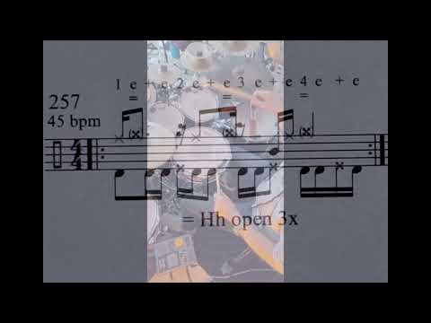 Jan Prins Hihat Integration Nr 257, 4/4, 45 bpm