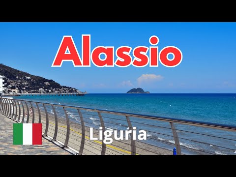 Alassio Italy 🇮🇹 4K Walking Tour - November 2024