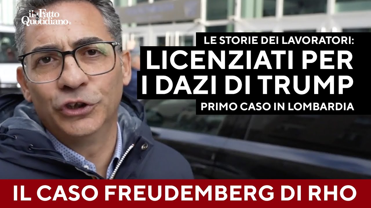 “Noi, licenziati a causa dei dazi di Trump”. Le storie dei lavoratori della Freudenberg di Rho