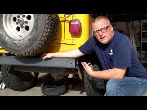E-Autogrilles Off Road Rear Classic Bumper Installation Jeep TJ (51-0008)