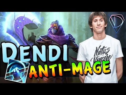 Dendi empowered Anti-Mage. 1100 gpm.