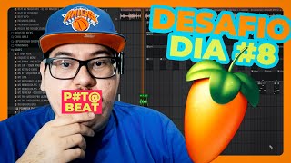 Dia 8 - Beat de FUNK estilo SET DO DJ no FL STUDIO 24 - Desafio Fazendo BEAT TODO DIA