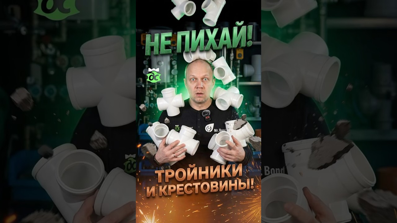 Применение одноплоскостных крестовин канализации