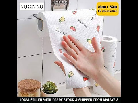KALPAVRIKSHA Kitchen Tissue Roll Reusable and Washable Kitchenware, Kitchen Tissue Roll Reusable