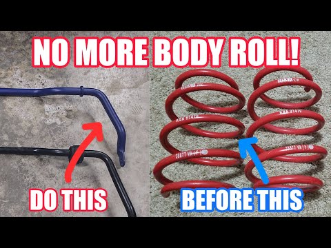 Sway Bars are better than Coilovers - The PROPER way to fix Body Roll
