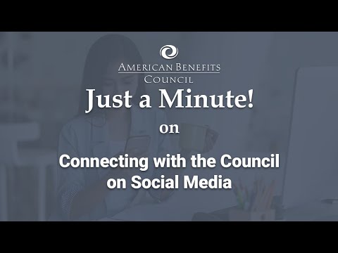 Just a Minute! on Connecting with the Council on Social Media