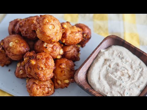 How to Make Crispy Corn Fritters Without Gluten!